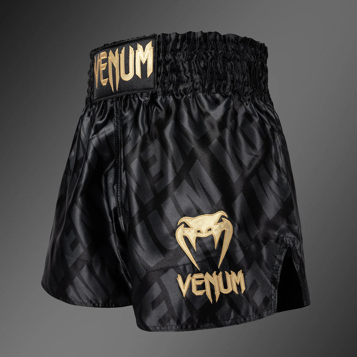 Shorts de Muay Thai XT Venum Contender – Negro/Oro
