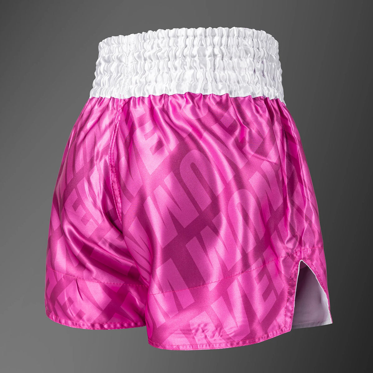 Short de Muay Thai Venum Contender XT Muay Thai –  Rosa caramelo/ Blanco