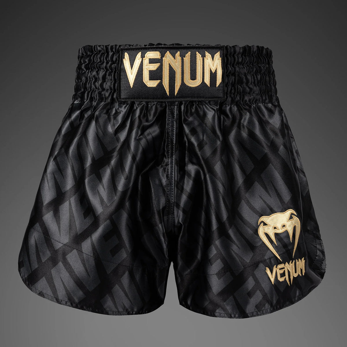 Shorts de Muay Thai XT Venum Contender – Negro/Oro