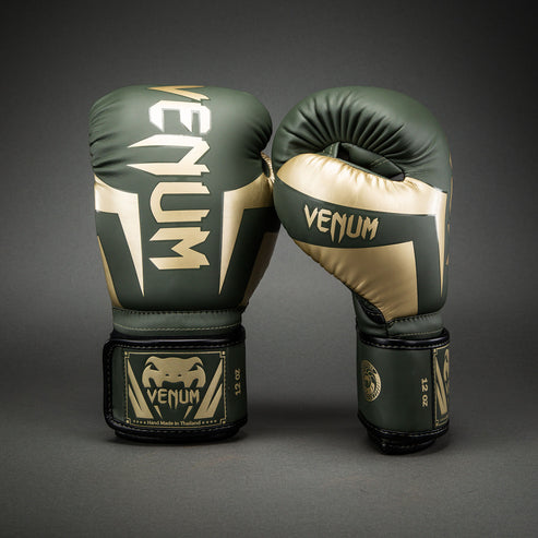 Guantes de boxeo Venum Elite - Caqui