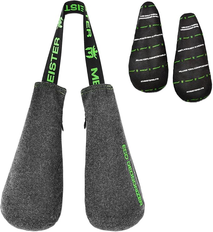 Meister Shoe & Glove Eco Desodorizador + Recarga - Absorbentes Stink, Powerful, Repujable - 1 Año Supply