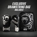 Guantes de boxeo réplica de Venum Mike Tyson - Negro profundo/Blanco óptico