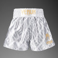 Short de Muay Thai Venum Contender XT Muay Thai – Blanco/Plata