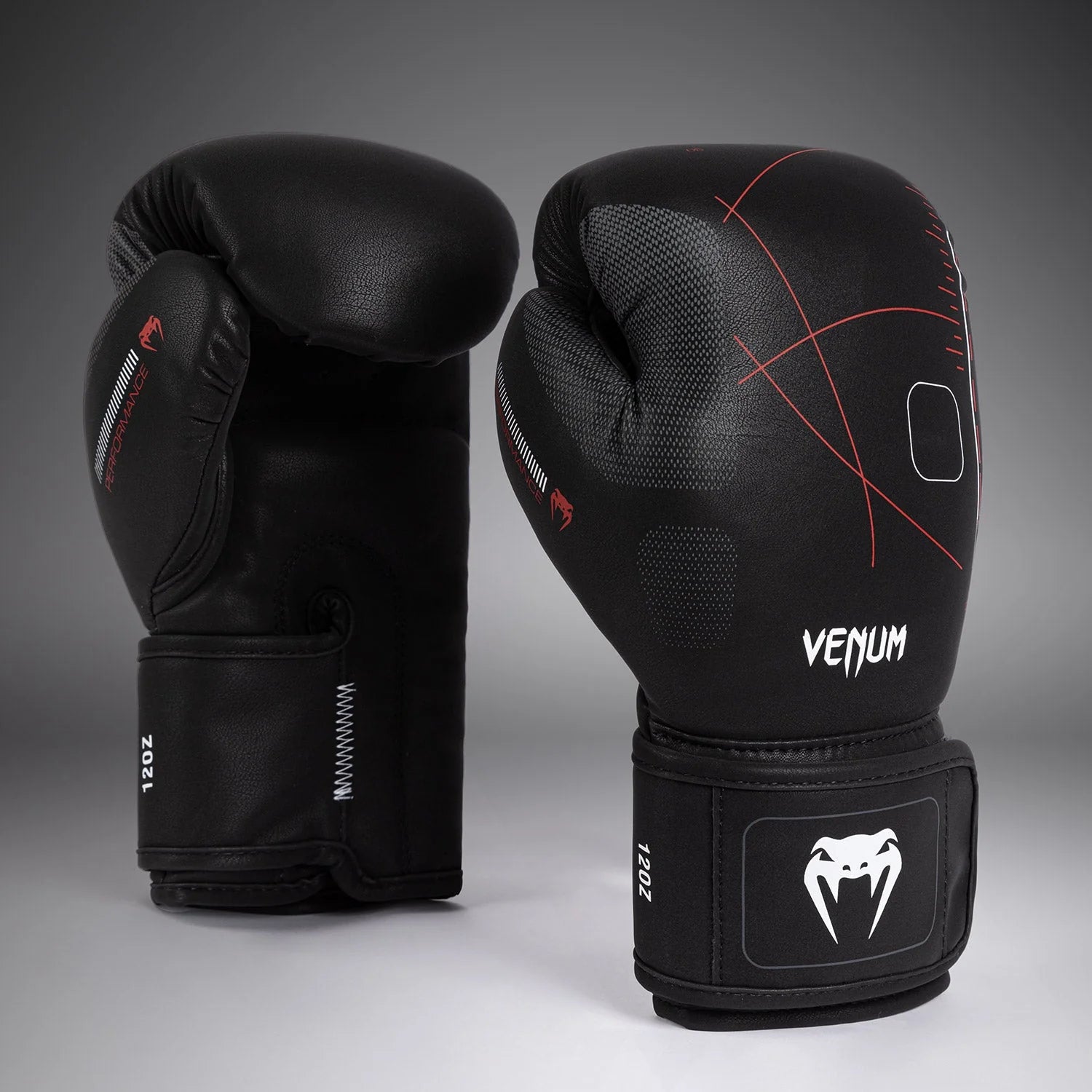 Guantes de boxeo Venum Tactical XT - Negro/Rojo fuego