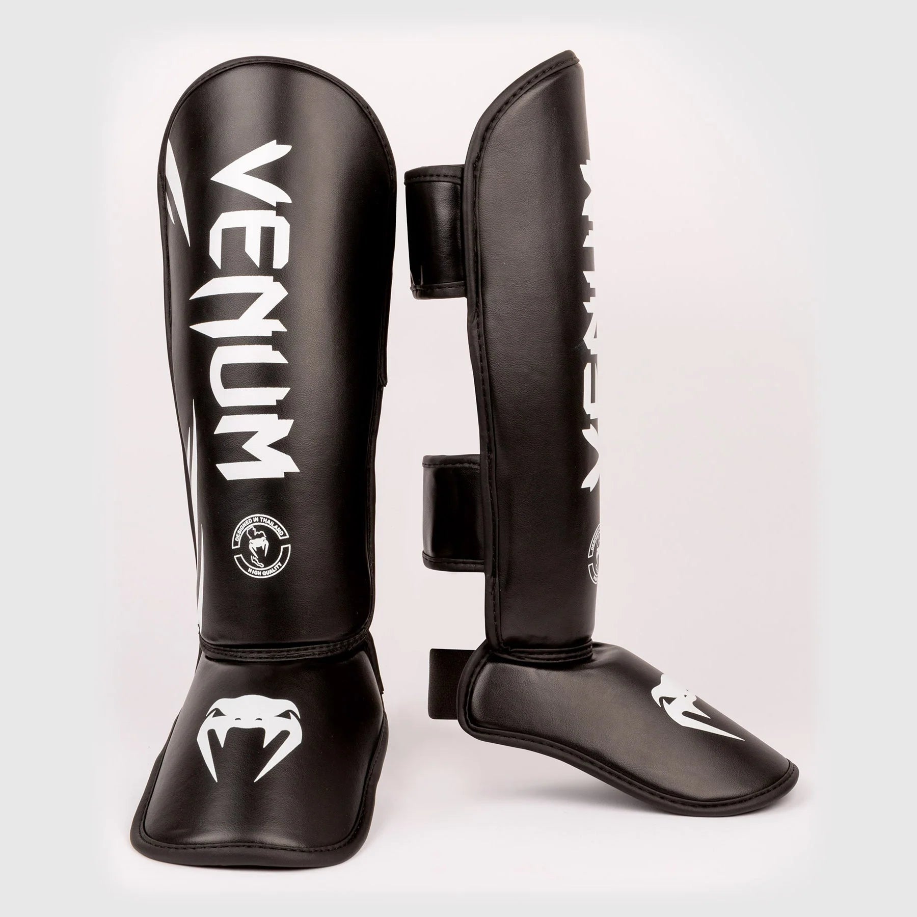 Espinilleras para niños Venum Challenger - Negro/Blanco
