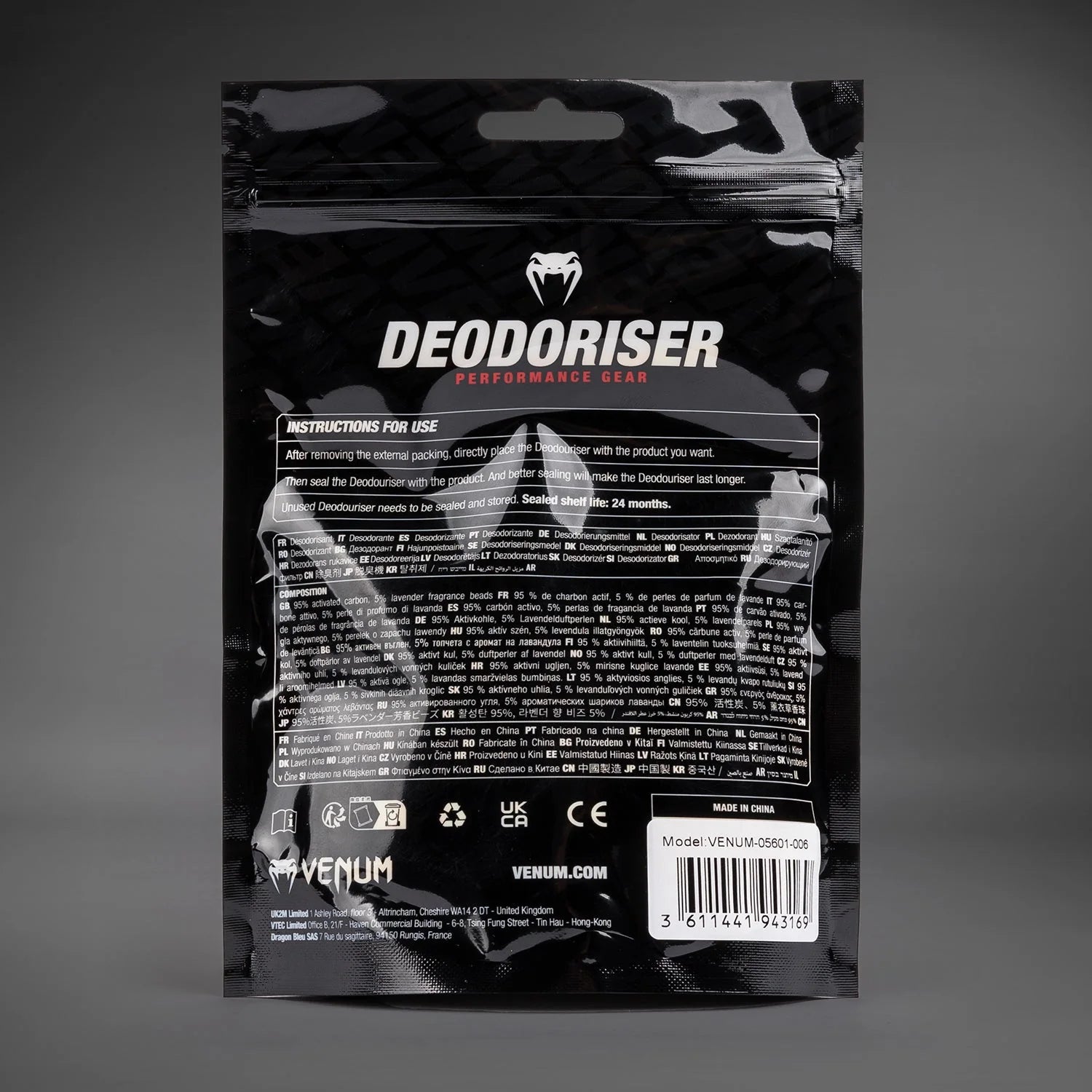 Desodorante para guantes Venum Kontact - Limón