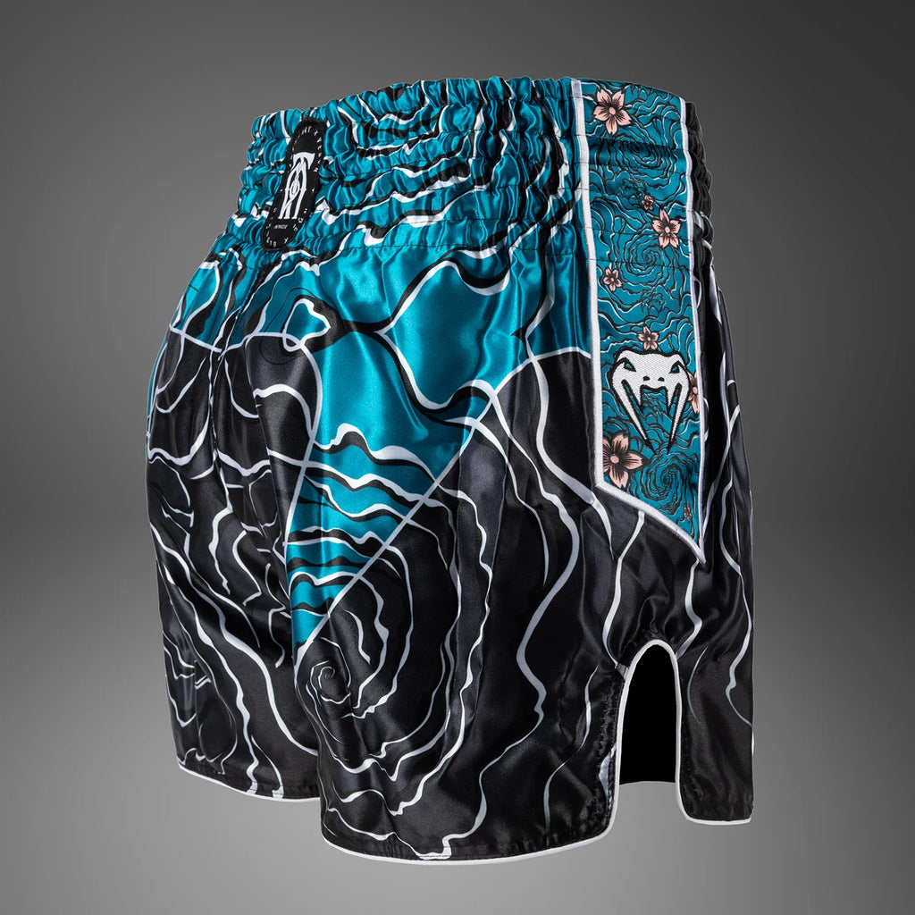 Short de  Muay Thaï Venum x Tawanchay Negro/Blanco