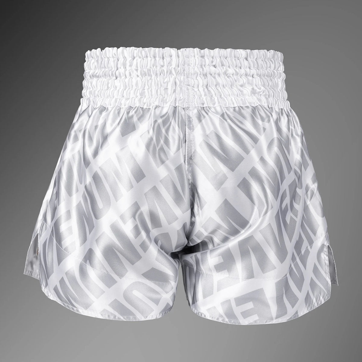 Short de Muay Thai Venum Contender XT Muay Thai – Blanco/Plata